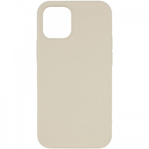 Чехол Silk Full Protective (AA) БЕЗ ЛОГО для Apple iPhone 12 Pro / 12 (6.1") Бежевый / Antique White
