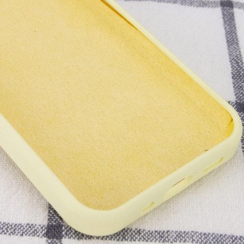 Чехол Silk Full Protective (AA) NO LOGO для Apple iPhone 12 Pro / 12 (6.1") Жёлтый / Mellow Yellow
