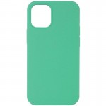 Чехол Silk Full Protective (AA) БЕЗ ЛОГОТИПА для Apple iPhone 12 Pro / 12 (6.1") Зеленый / Spearmint