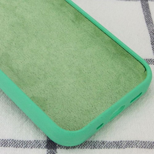 Чехол Silk Full Protective (AA) БЕЗ ЛОГОТИПА для Apple iPhone 12 Pro / 12 (6.1") Зеленый / Spearmint