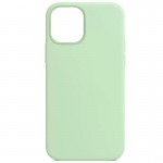 Чехол Silk Full Protective (AA) БЕЗ ЛОГОТИПА для Apple iPhone 13 mini (5.4") Зеленый / Фисташковый
