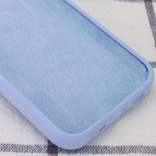 Чехол Silk Full Protective (AA) NO LOGO для Apple iPhone 14 (6.1") Голубой / Lilac Blue