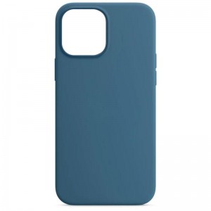 Чехол Silk Full Protective (AA) NO LOGO для Apple iPhone 14 (6.1") Синий / Blue Jay