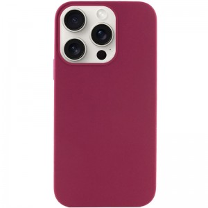 Чехол Silk Full Protective (AA) БЕЗ ЛОГОТИПА для Apple iPhone 14 Pro (6.1") Бордовый / Maroon