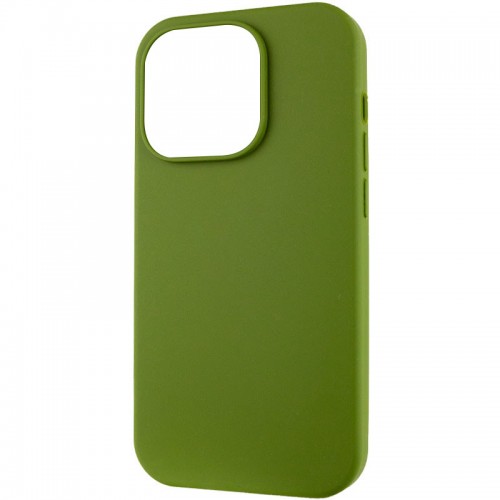 Чехол Silk Full Protective (AA) NO LOGO для Apple iPhone 14 Pro (6.1") Зеленый / Dark Olive