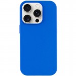 Чехол Silk Full Protective (AA) БЕЗ ЛОГО для Apple iPhone 14 Pro (6.1") Синий / Capri Blue