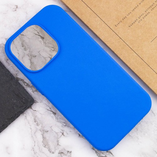 Чехол Silk Full Protective (AA) БЕЗ ЛОГО для Apple iPhone 14 Pro (6.1") Синий / Capri Blue