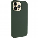 Чехол Silk Full Protective (AA) БЕЗ ЛОГОТИПА для Apple iPhone 14 Pro Max (6.7") Зеленый / Cyprus Green