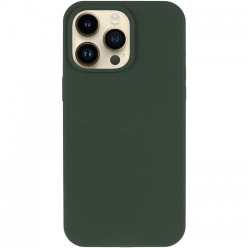Чехол Silk Full Protective (AA) БЕЗ ЛОГОТИПА для Apple iPhone 14 Pro Max (6.7") Зеленый / Cyprus Green