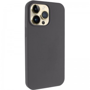 Чехол Silk Full Protective (AA) NO LOGO для Apple iPhone 14 Pro Max (6.7") Серый / Dark Gray