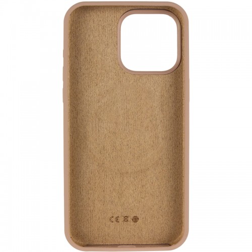 Чехол Silk Full Protective (AA) БЕЗ ЛОГОТИПА для Apple iPhone 14 Pro Max (6.7") Бежевый / Desert Gold