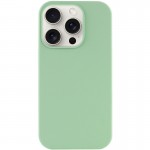 Чехол Silk Full Protective (AA) БЕЗ ЛОГОТИПА для Apple iPhone 15 Pro (6.1") Зеленый / Фисташковый