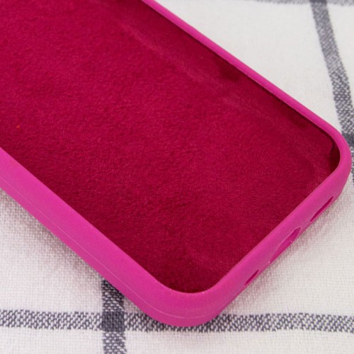 Чехол Silk Full Protective (AA) БЕЗ ЛОГО для Apple iPhone 15 Pro (6.1") Малиновый / Dragon Fruit