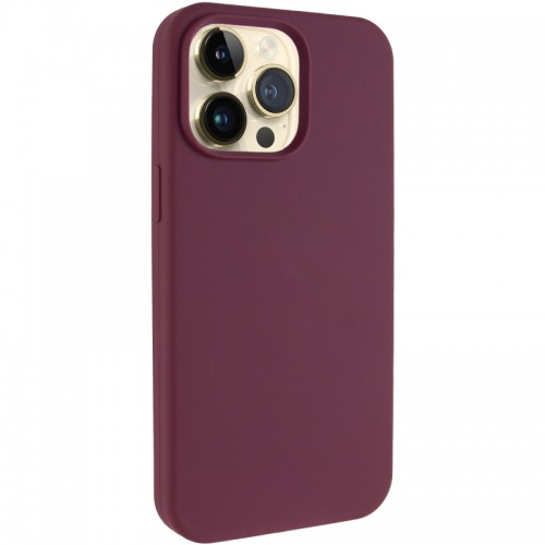 Чехол Silk Full Protective (AA) NO LOGO для Apple iPhone 15 Pro Max (6.7") Бордовый / Plum