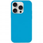 Чехол Silk Full Protective (AA) NO LOGO для Apple iPhone 15 Pro Max (6.7") Голубой / Blue