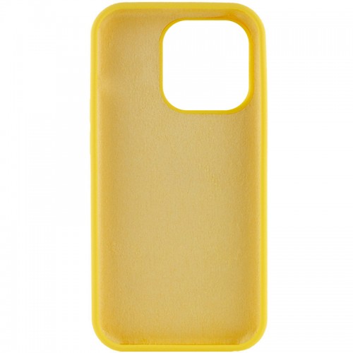 Чехол Silk Full Protective (AA) NO LOGO для Apple iPhone 15 Pro Max (6.7") Жёлтый / Yellow