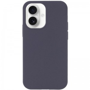 Чехол Silk Full Protective (AA) NO LOGO для Apple iPhone 16 (6.1") Серый / Dark Gray