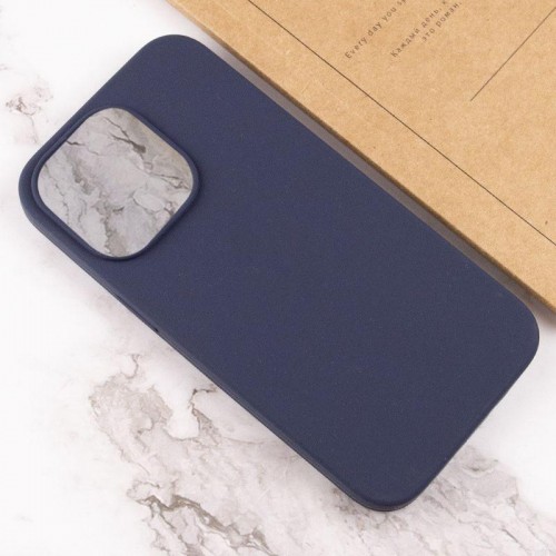 Чехол Silk Full Protective (AA) NO LOGO для Apple iPhone 16 Plus (6.7") Темно-синий / Midnight blue