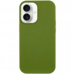 Чехол Silk Full Protective (AA) NO LOGO для Apple iPhone 16 Plus (6.7") Зеленый / Dark Olive