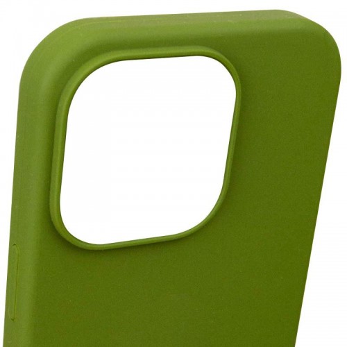 Чехол Silk Full Protective (AA) NO LOGO для Apple iPhone 16 Plus (6.7") Зеленый / Dark Olive