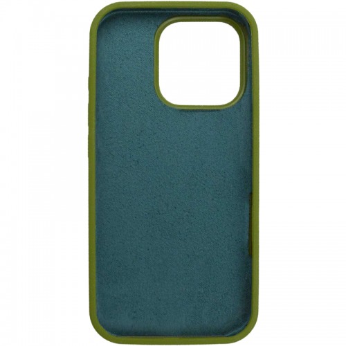 Чехол Silk Full Protective (AA) NO LOGO для Apple iPhone 16 Pro (6.3") Зеленый / Dark Olive