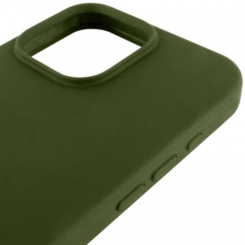 Чехол Silk Full Protective (AA) NO LOGO для Apple iPhone 16 Pro (6.3") Зеленый / Dark Olive