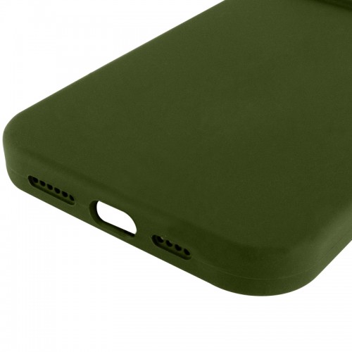 Чехол Silk Full Protective (AA) NO LOGO для Apple iPhone 16 Pro (6.3") Зеленый / Dark Olive