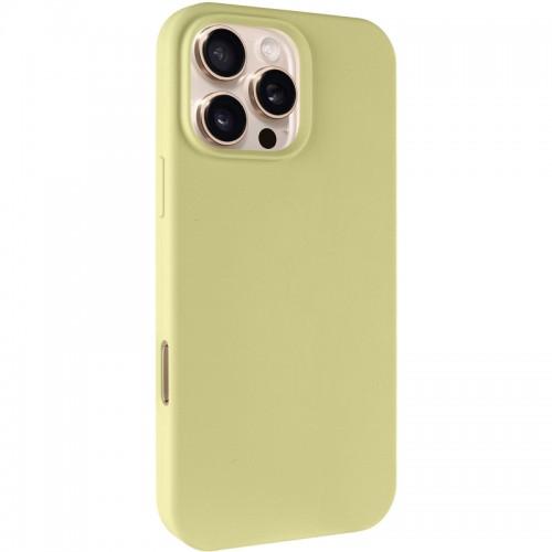 Чехол Silk Full Protective (AA) NO LOGO для Apple iPhone 16 Pro (6.3") Желтый / Mellow Yellow