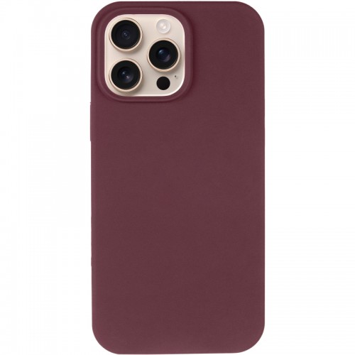 Чехол Silk Full Protective (AA) NO LOGO для Apple iPhone 16 Pro (6.3") Бордовый / Plum