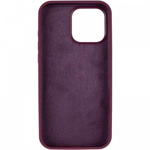 Чехол Silk Full Protective (AA) NO LOGO для Apple iPhone 16 Pro (6.3") Бордовый / Plum