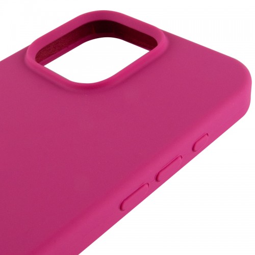 Чехол Silk Full Protective (AA) NO LOGO для Apple iPhone 16 Pro Max (6.9") Малиновый / Dragon Fruit