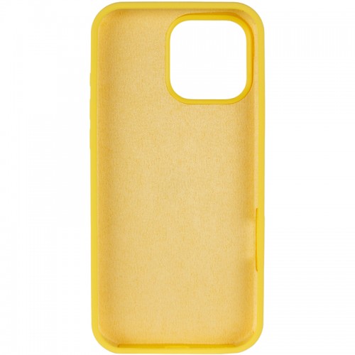 Чехол Silk Full Protective (AA) NO LOGO для Apple iPhone 16 Pro Max (6.9") Желтый / Yellow