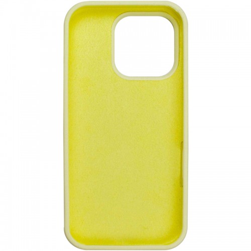 Чехол Silk Full Protective (AA) NO LOGO для Apple iPhone 16 Pro Max (6.9") Желтый / Mellow Yellow