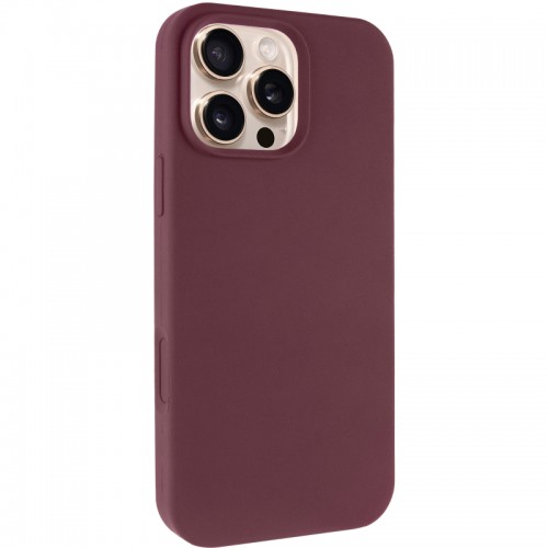 Чехол Silk Full Protective (AA) БЕЗ ЛОГО для Apple iPhone 16 Pro Max (6.9") Бордовый / Plum