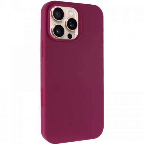 Чехол Silk Full Protective (AA) БЕЗ ЛОГОТИПА для Apple iPhone 16 Pro Max (6.9") Бордовый / Maroon