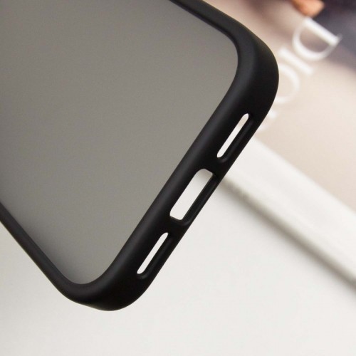 TPU+PC case Metal Buttons для Apple iPhone 16 (6.1") Чёрный / Black