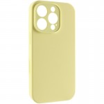 Чехол Silk Full Camera Protective (AA) NO LOGO для Apple iPhone 16 Pro Max (6.9") Жёлтый / Mellow Yellow