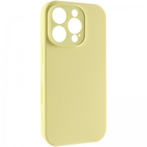 Чохол Silk Full Camera Protective (AA) NO LOGO для Apple iPhone 16 Pro Max (6.9") Жовтий / Mellow Yellow