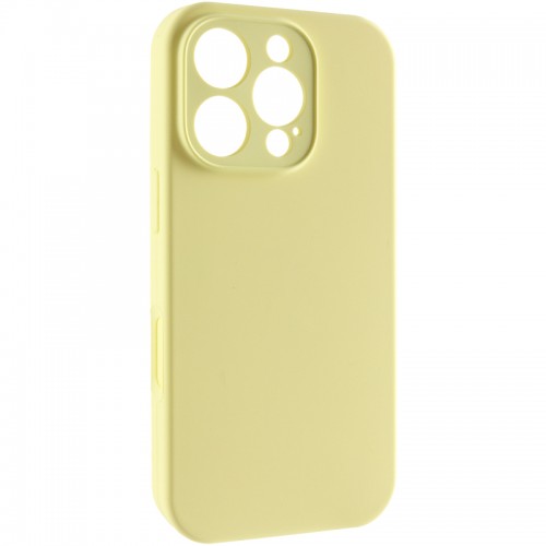 Чехол Silk Full Camera Protective (AA) NO LOGO для Apple iPhone 16 Pro Max (6.9") Жёлтый / Mellow Yellow