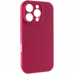 Чехол Silk Full Camera Protective (AA) NO LOGO для Apple iPhone 16 Pro Max (6.9") Красный / Rose Red