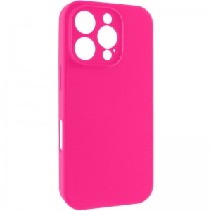 Чохол Silk Full Camera Protective (AA) NO LOGO для Apple iPhone 16 Pro Max (6.9") Рожевий / Barbie pink