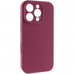Чехол Silk Full Camera Protective (AA) NO LOGO для Apple iPhone 16 Pro Max (6.9") Бордовый / Plum