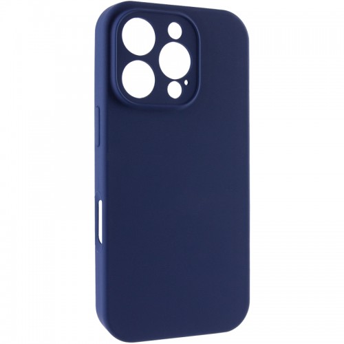 Чехол Silk Full Camera Protective (AA) БЕЗ ЛОГОТИПА для Apple iPhone 16 Pro Max (6.9") Синий / Deep navy