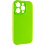 Чехол Silk Full Camera Protective (AA) NO LOGO для Apple iPhone 16 Pro Max (6.9") Кислотно-зелёный / Acid Green