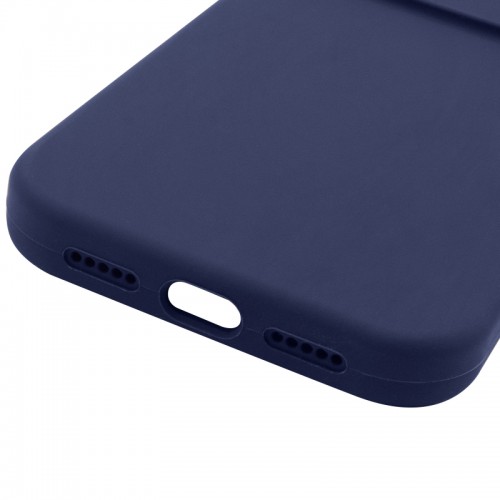 Чехол Silk Full Camera Protective (AA) NO LOGO для Apple iPhone 16 (6.1") Синий / Deep navy