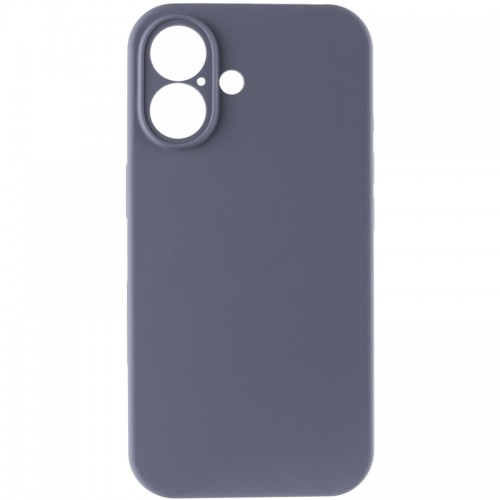 Чехол Silk Full Camera Protective (AA) NO LOGO для Apple iPhone 16 (6.1") Серый / Lavender Gray