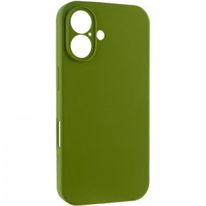 Чохол Silk Full Camera Protective (AA) NO LOGO для Apple iPhone 16 (6.1") Зелений / Dark Olive