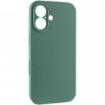 Silk Full Camera Protective (AA) ЧЕХОЛ БЕЗ ЛОГО ДЛЯ Apple iPhone 16 (6.1") ЗЕЛЁНЫЙ / PINE GREEN