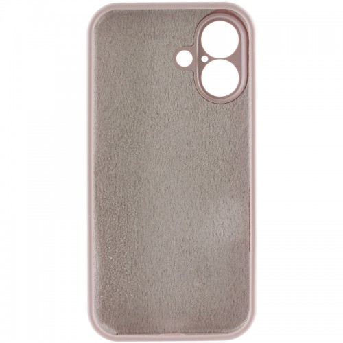 Чехол Silk Full Camera Protective (AA) NO LOGO для Apple iPhone 16 (6.1") Серый / Lavender