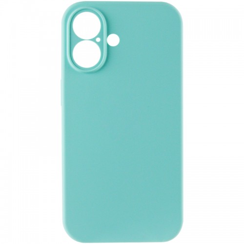 Чехол Silk Full Camera Protective (AA) NO LOGO для Apple iPhone 16 (6.1") Бирюзовый / Marine Green